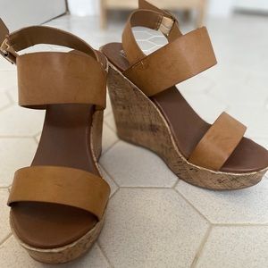 Mossimo Leather Wedges